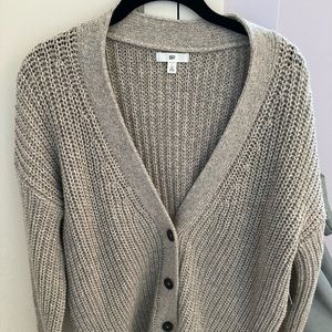 BP Knitted over sized button up sweater with tags